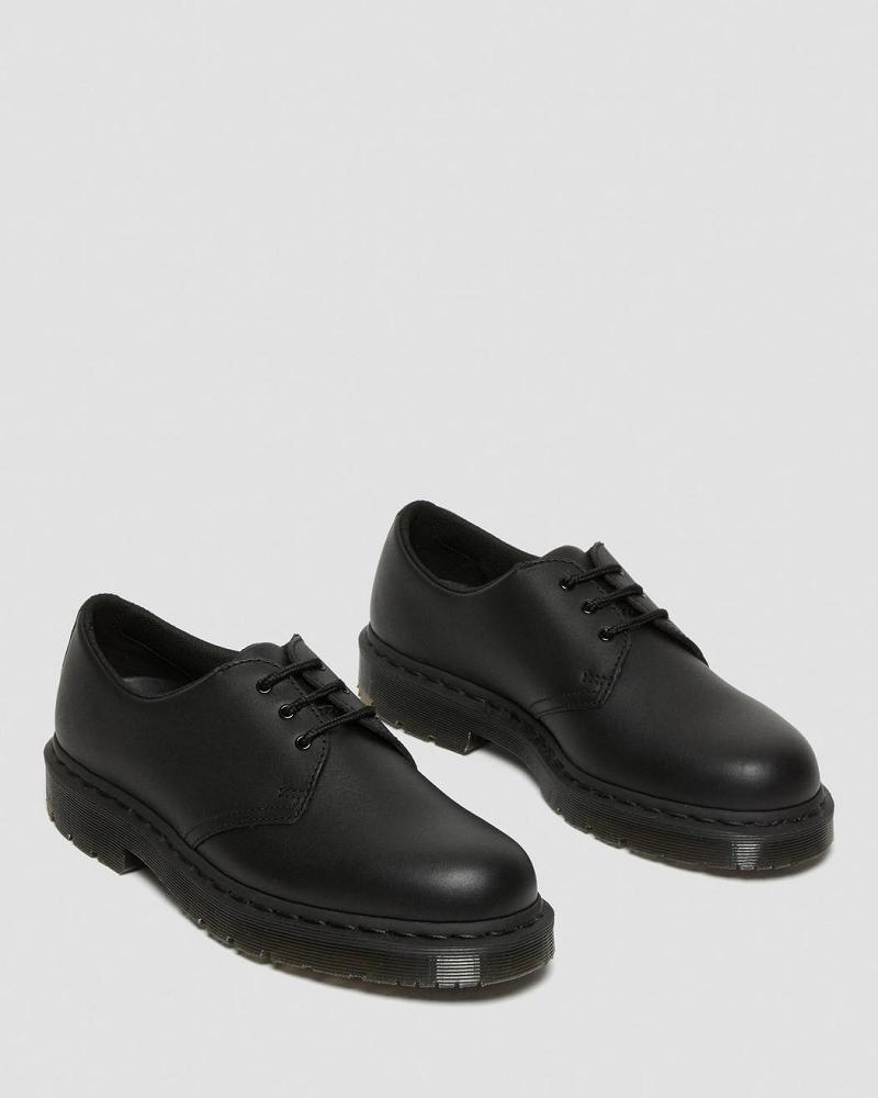 Dr Martens 1461 Mono Slip Resistant Oxford Schoenen Dames Zwart | NL 434XYU